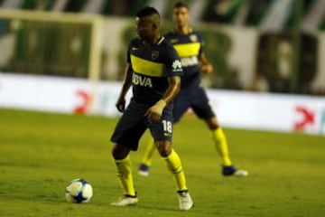 Buenos Aires 11 Marzo 2017
Banfield vs Boca por la fecha 15 del Torneo de la Independencia del Futbol Argentino, en el Estadio Florencio Sola, Banfield.
 Frank Fabra de Boca Juniors\
Foto Ortiz Gustavo