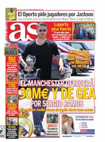 Las portadas de AS de junio