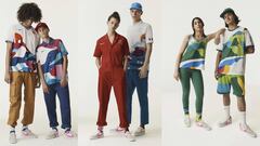Los uniformes de Estados Unidos, Francia y Brasil que ha hecho Nike Sb con Parra para los Juegos Ol&iacute;mpicos de Tokio 2020.