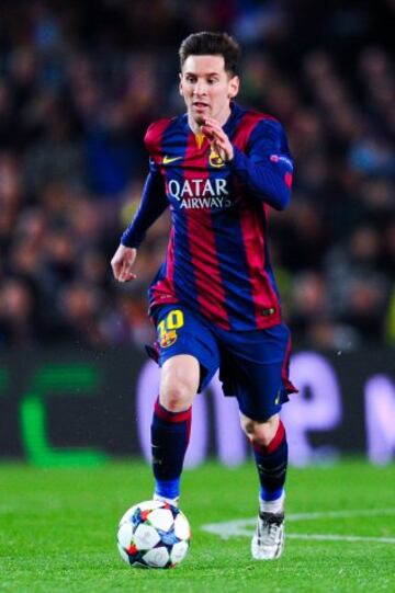 Messi, Barcelona.