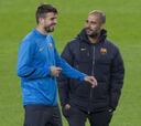 Guardiola quiere poner un once titular de canteranos