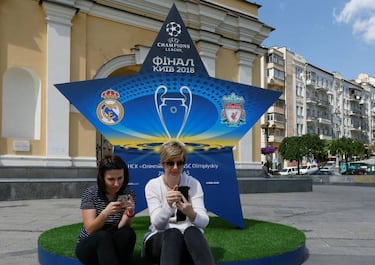 Kiev decked out to the nines for the Champions League final