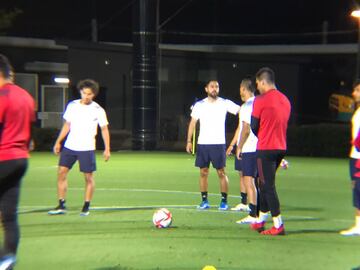 El entrenamiento del 'Tri' olímpico en Tokio