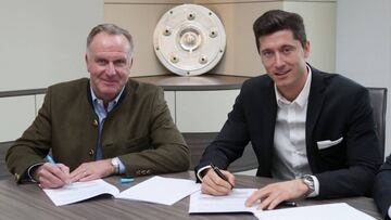 Lewandowski renueva con el Bayern hasta junio de 2021