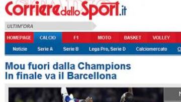 "Mou, fuera de Champions; increíble gol anulado"