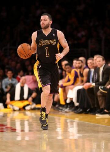 Jordan Farmar (Los Angeles Lakers) logró ocho triples en el partido ante los Kings.