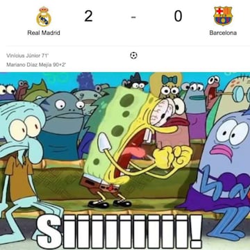 Los memes más divertidos del Real Madrid-Barcelona