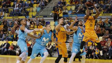 24/11/18 BALONCESTO PARTIDO ACB ENDESA
 HERBALIFE GRAN CANARIA - ESTUDIANTES
  