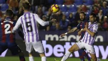 Sólo tres victorias ante el Levante en Valencia