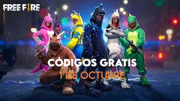 Free Fire | Códigos de hoy sábado 1 de octubre de 2022: recompensas gratis