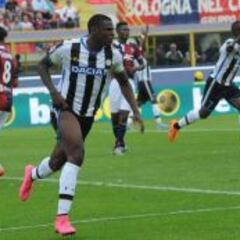 Duván Zapata marca gol con Udinese y llega a 19 en Italia