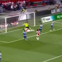 Edson Álvarez y su increíble falla con el Ajax frente al Heerenveen