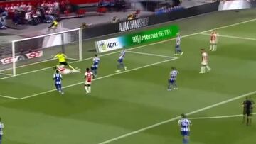 Edson Álvarez y su increíble falla con el Ajax frente al Heerenveen