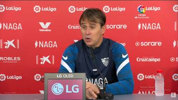 Lopetegui: "Koundé sabe que se ha equivocado. Se equivoca poco, pero hoy lo ha hecho"