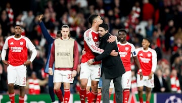 Arsenal are on to the quarterfinals of the Champions League after beating Bayer Leverkusen 2-0, and will meet Sporting CP in the next round.