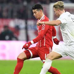 James, por la revancha ante el PSG y el primer lugar del grupo