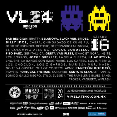 Vive Latino 2024: quién toca cada día, dónde es, lineup de bandas y artistas