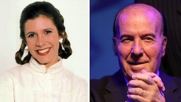 Carrie Fisher mantuvo una larga relaci¨®n amorosa con Paul Simon. En 1989, la actriz le acompa?¨® a un concierto en La Rosaleda de M¨¢laga donde coincidieron con Chiquito de la Calzada.