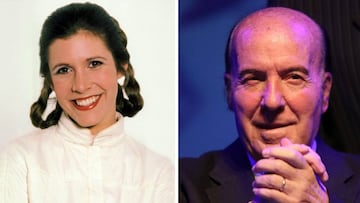 Carrie Fisher mantuvo una larga relación amorosa con Paul Simon. En 1989, la actriz le acompañó a un concierto en La Rosaleda de Málaga donde coincidieron con Chiquito de la Calzada.