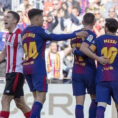 Los goles con que el Barcelona doblegó al Athletic de Bilbao