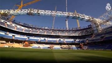 El imponente video del nuevo Bernabéu: el techo es una locura