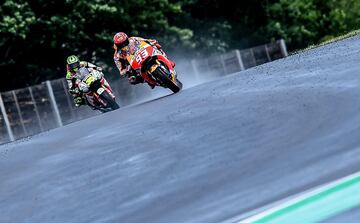 Marc Márquez y Cal Crutchlow.