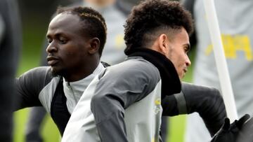 Sadio Mané y Luis Díaz
