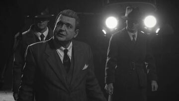Mafia: Edición Definitiva con el modo Noir activado.
