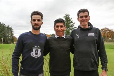 Nairo y el Arkea: aficionados, paseo y nuevos compañeros