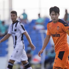 Kang In, capitán del Valencia con 19 años y 35 partidos oficiales