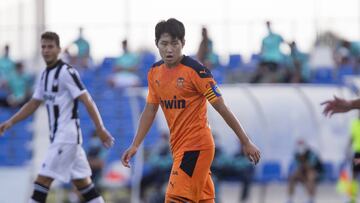 Kang In, capit¨¢n del Valencia con 19 a?os y 35 partidos oficiales