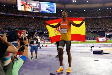 Jordan Díaz, campeón olímpico de triple en París. 
