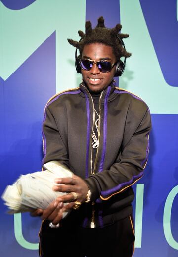 Kodak Black en los MTV Video Music Awards 2017. The Forum Inglewood, California