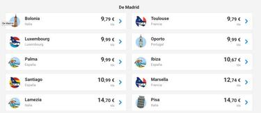 El Black Friday de Ryanair, vuela por menos de 10 euros
