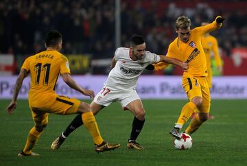 Griezmann y Sarabia.