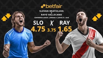 Slovan Bratislava vs. Rayo Vallecano: horario, dónde ver, pronósticos y clasificación