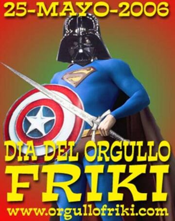 Primer cartel del Da del Orgullo Friki en 2006