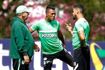 Imágenes del entrenamiento de Atlético Nacional previo al clásico con Independiente Medellín.