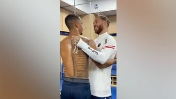 El gesto de Ramos con su nuevo compañero que le cedió el '4'