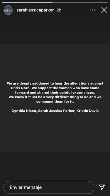 Cast de ‘Sex and the City’ aborda acusaciones de agresión sexual contra Chris Noth