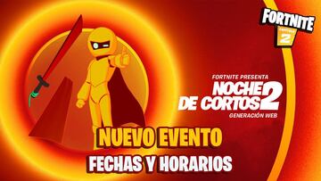 Evento Noche de Cortos 2 en Fortnite: fechas, horarios y cómo ver online