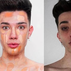 El youtuber James Charles, muy criticado por crear un maquillaje de víctima de maltrato