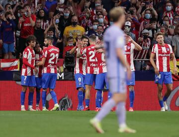 2-0. Luis Suárez celebra el segundo gol.