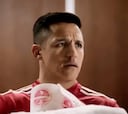 La notable actuación de Alexis en spot del United con Deadpool