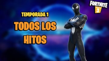 Todos los hitos de la Temporada 1 de Fortnite Cap&iacute;tulo 3, y c&oacute;mo completarlos