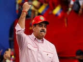 Venezuela's President Nicolas Maduro gestures during a ceremony to swear in new community-based organisations, as U.S. President Donald Trump’s administration ramps up pressure on Maduro’s government, in Caracas, Venezuela, December 1, 2025. REUTERS/Leonardo Fernandez Viloria