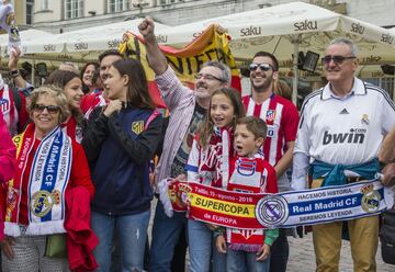 Ambiente previo en Tallín antes de la final de la Supercopa