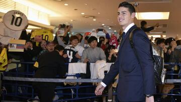 James Rodríguez en Tokyo