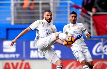 Benzema LaLiga dry spell over as Real Madrid take control in Eibar