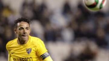 El defensa brasileño del Málaga Weligton Robson.